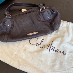 Chocolate Cole Haan shoulder bag